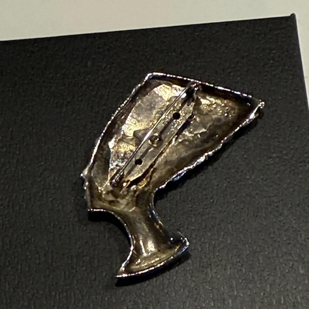 Elegant Silver Brooch